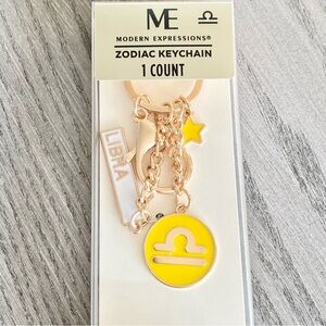 Modern Expressions Libra Zodiac Keychain